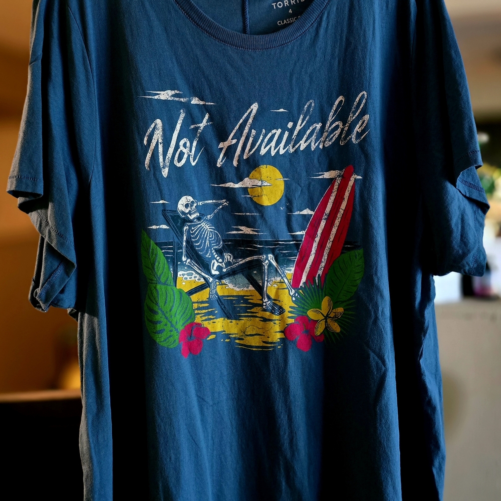 Torrid Teal Graphic Tee